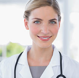 doctor with a smile
